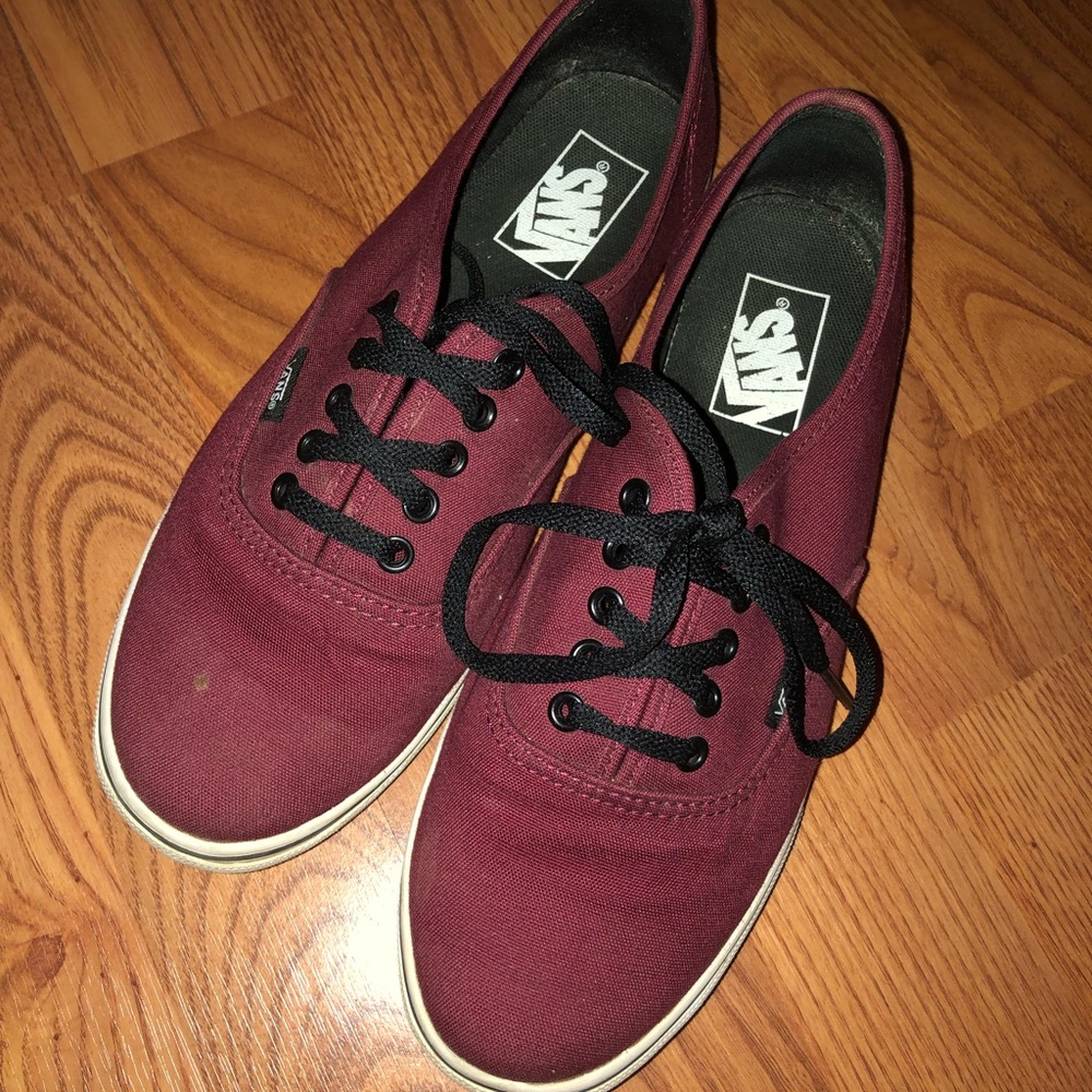 Maroon Vans